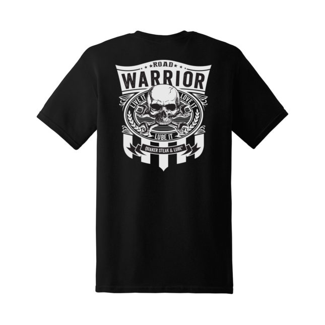 QSL18 Road Warrior Tee black back g5000 1200