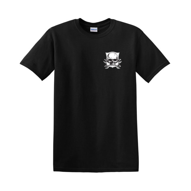 QSL18 Road Warrior Tee black front g5000 1200
