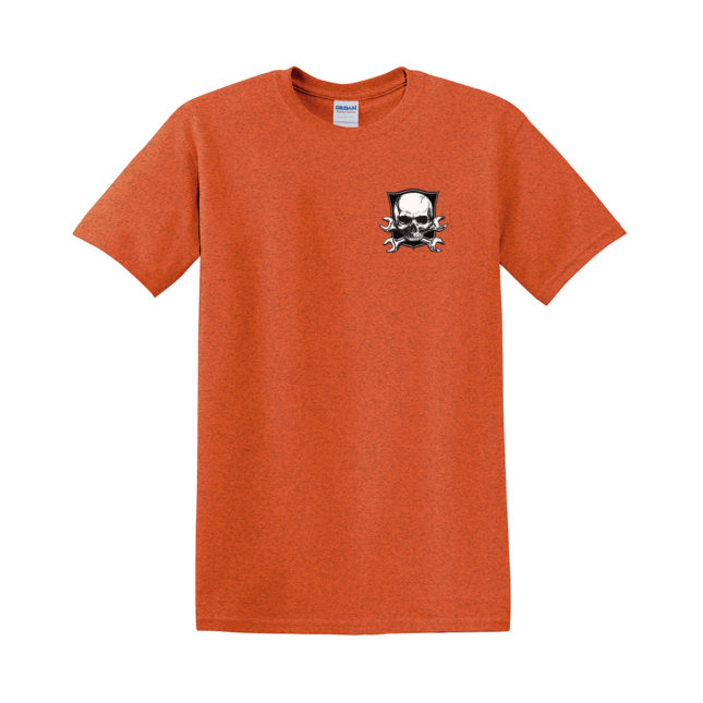 QSL18 Road Warrior Tee g5000 antique orange front 1200